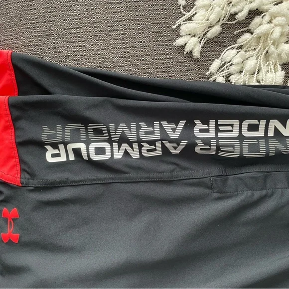 Under Armour Loose Fit Shorts Trio in Black, Gray, and Blue - Picture 2 of 10